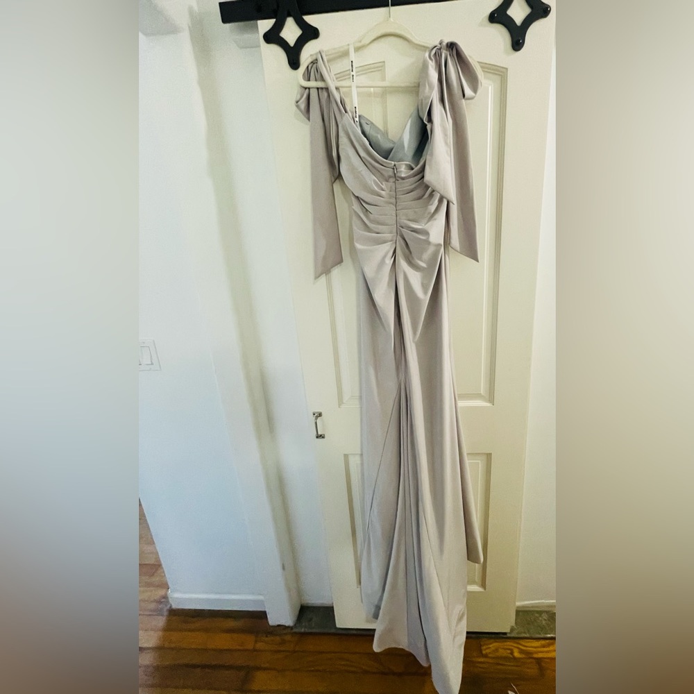 Grey/silver formal dress